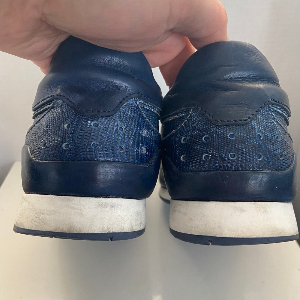 INTENSI - Cobalt Blue - Wingtip Oxford casual Shoe - 44 EU (10.5 - 11 US) - Picture 7 of 15